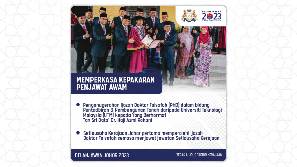 TERAS 1 Laman Web Rasmi BPENJ Johor
